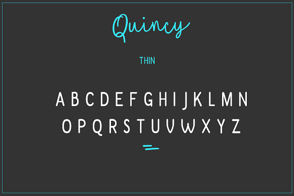 Quincy | Font Duo in Script Fonts - product preview 6