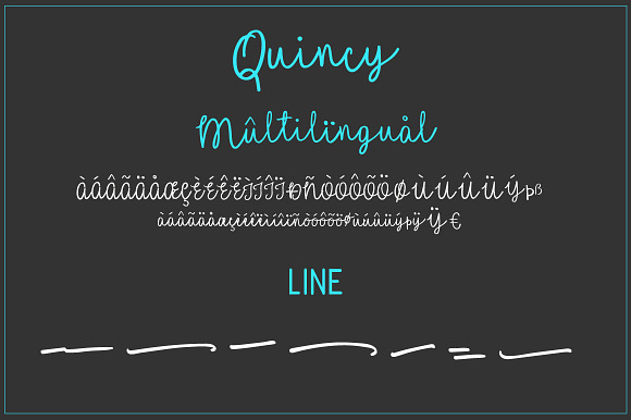 Quincy | Font Duo in Script Fonts - product preview 7