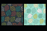 Set forest leaf patterns