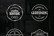 Vintage Badges Vector Collection