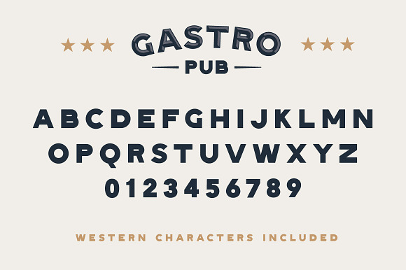Gastro Pub - Type Family in Tattoo Fonts - product preview 6
