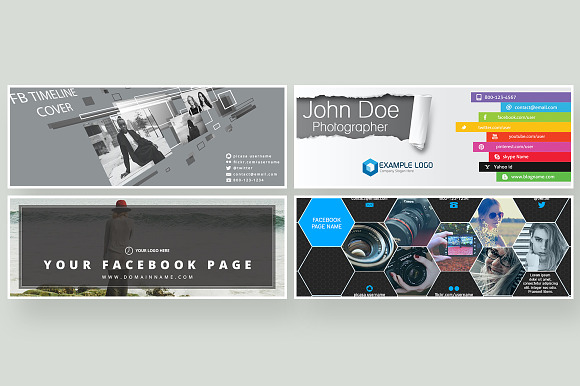 Multipurpose FB Cover Pack in Facebook Templates - product preview 2
