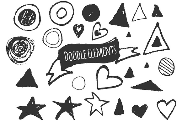 48 doodle seamless patterns in Patterns - product preview 5