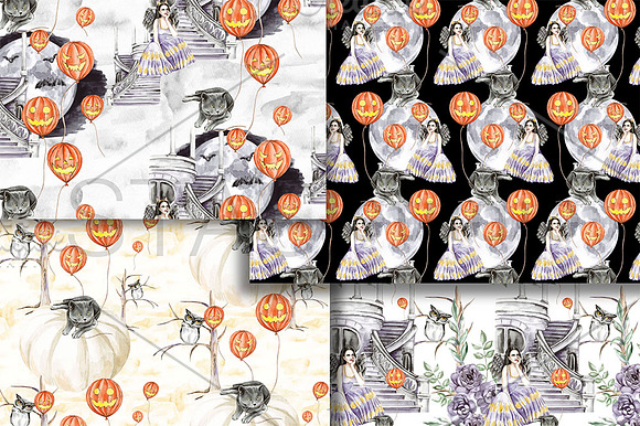 Halloween Digital Paper Pack in Patterns - product preview 1
