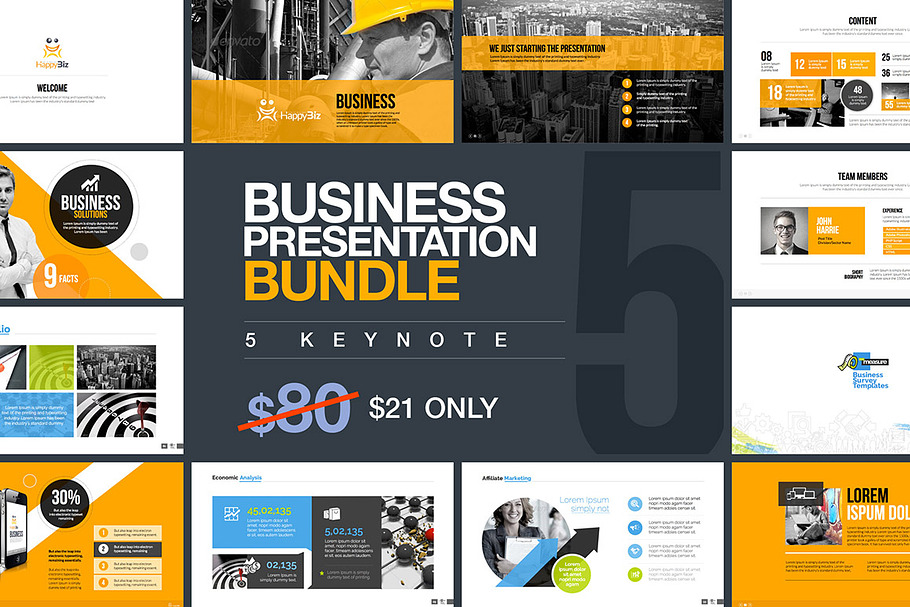 Business Keynote Bundle in Keynote Templates - product preview 8