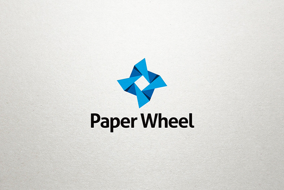 Paper Wheel Logo in Logo Templates - product preview 8