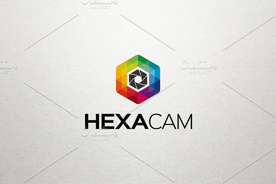 Hexa Camera Photography Logo