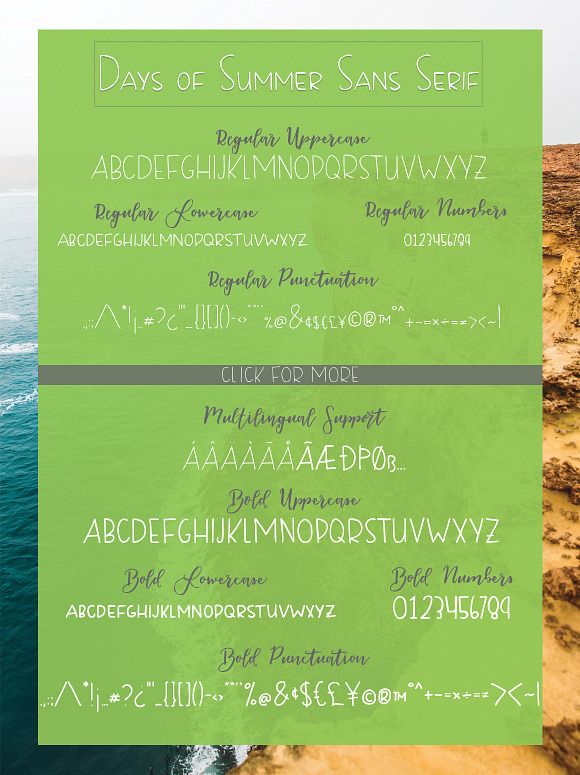 Days of Summer Font Family in Script Fonts - product preview 2