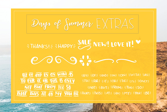 Days of Summer Font Family in Script Fonts - product preview 3