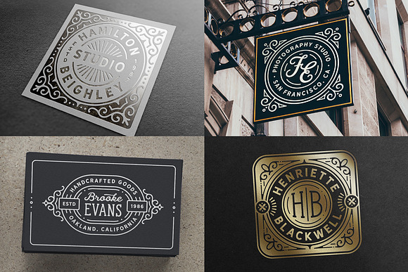 80 Modern Vintage Logos vol 2 in Logo Templates - product preview 5