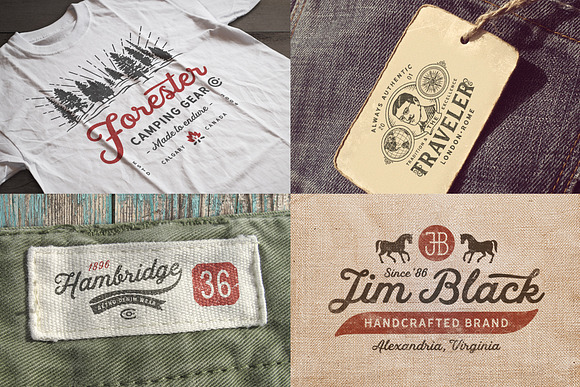80 Modern Vintage Logos vol 2 in Logo Templates - product preview 9