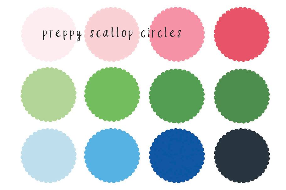 Scallop Circles in Objects - product preview 8