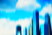 Instagram filter skyscrapers abstract background
