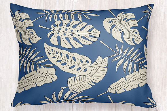 12 Seamless Tropical Leaves Patterns in Patterns - product preview 1