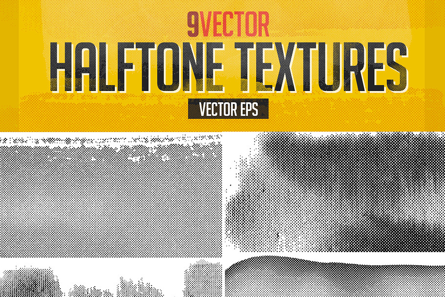 Vector Halftone Textures in Textures - product preview 8