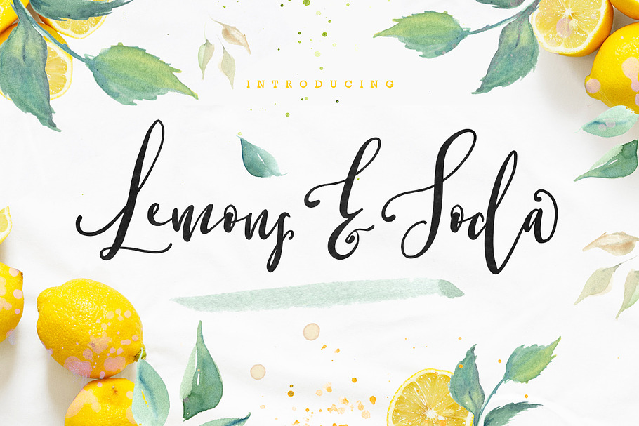 Lemons & Soda Script Font in Script Fonts - product preview 8