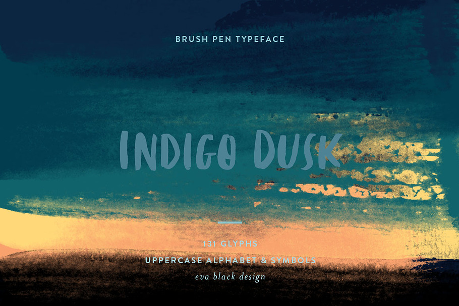 Indigo Dusk in Script Fonts - product preview 8
