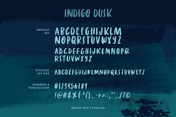 Indigo Dusk in Script Fonts - product preview 2