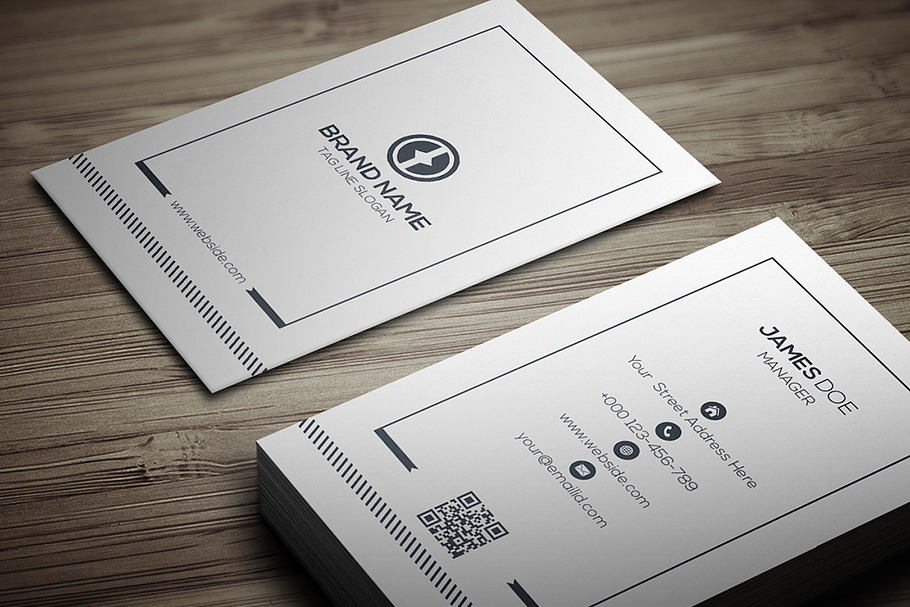Gray Business Card in Business Card Templates - product preview 8