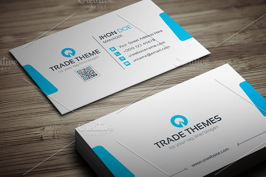 Trade Theme Business Card in Business Card Templates - product preview 8