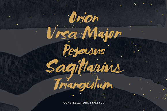Constellations Textured Script in Script Fonts - product preview 2
