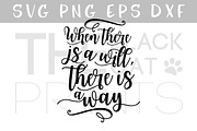 Inspirational quote SVG PNG EPS DXF