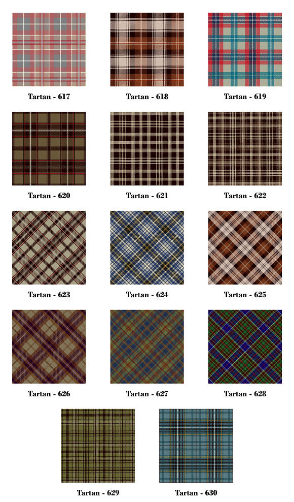 Seamless  Tartan Pattern Part - 45 in Patterns - product preview 1