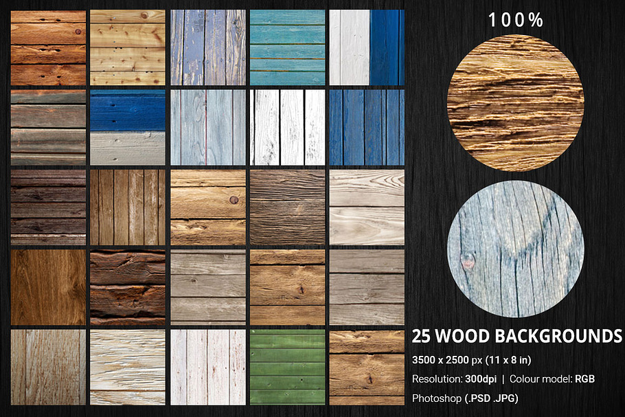 25 Wood Backgrounds High Resolution in Textures - product preview 8