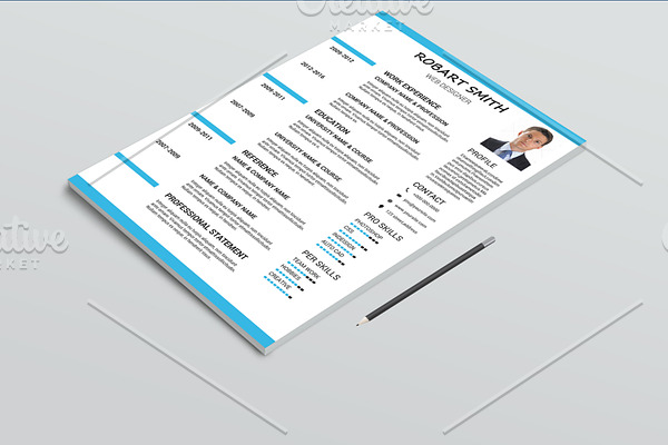 Clean Resume Template -V037