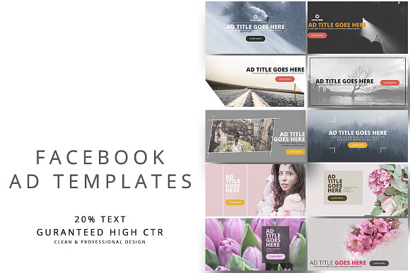 All in One Facebook Bundle in Facebook Templates - product preview 5