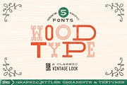 Wood Type Font Collection
