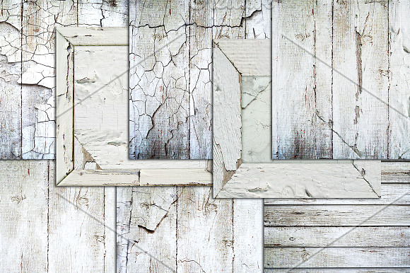 White Wood Wall Texture overlay in Textures - product preview 1
