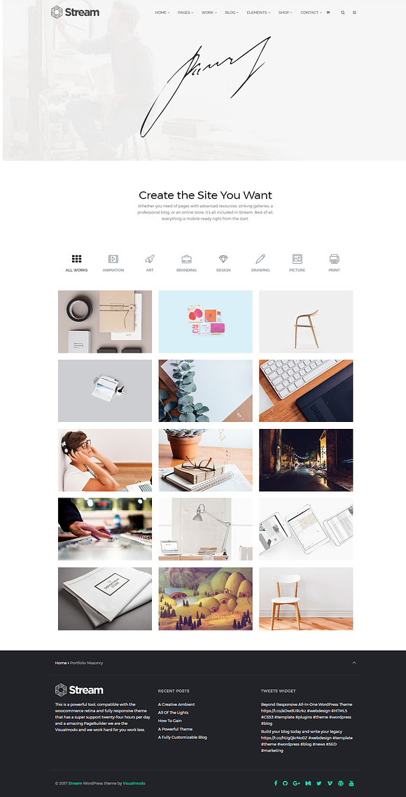 Stream - One Page WordPress Theme in WordPress Landing Page Themes - product preview 10