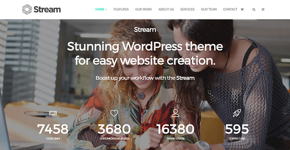 Stream - One Page WordPress Theme in WordPress Landing Page Themes - product preview 14