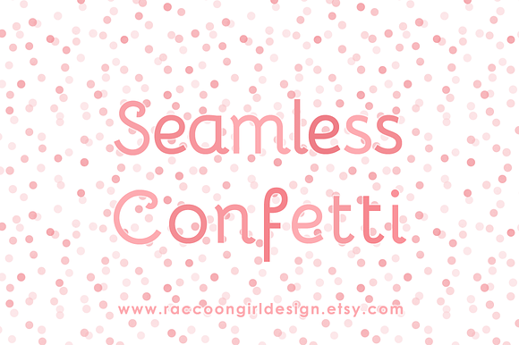 Seamless Girly Pink Confetti in Textures - product preview 2
