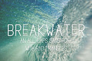 Breakwater Triangle Sans Font