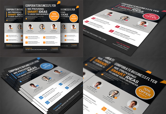 Corporate Flyers Bundle in Flyer Templates - product preview 2