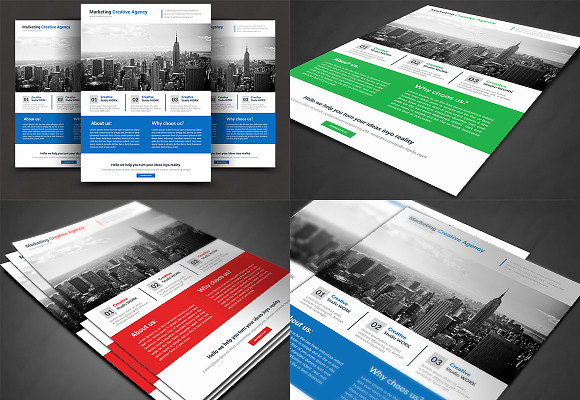 Corporate Flyers Bundle in Flyer Templates - product preview 3