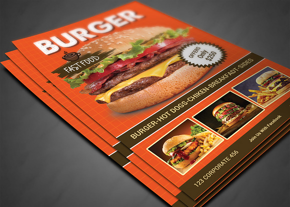 Restaurant Menu in Flyer Templates - product preview 2