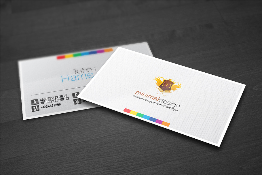 Minimal Creative Business Card in Business Card Templates - product preview 8
