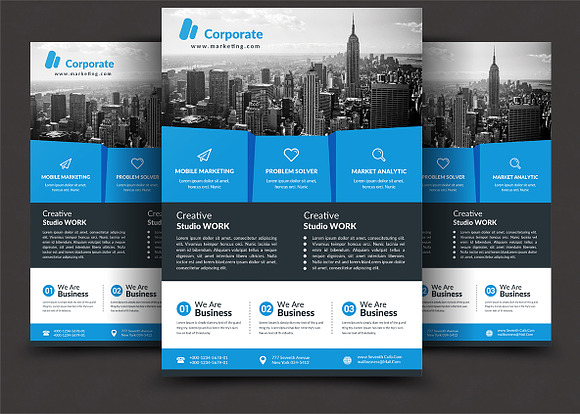 Corporate Flyers Bundle in Flyer Templates - product preview 4