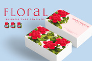 Floral Business Card | The Last Red