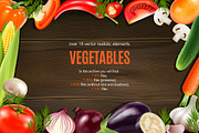 Vegetables Realistic Set