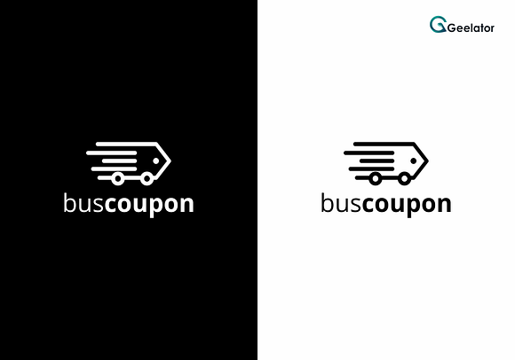 Bus Coupon Logo Template in Logo Templates - product preview 1