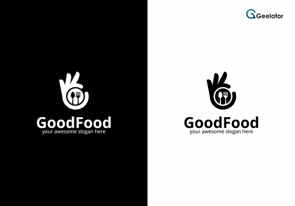 Good Food Logo Template in Logo Templates - product preview 2