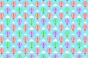 Hot Balloons Cute Pattern Design