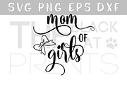 Mom of girls SVG PNG EPS DXF