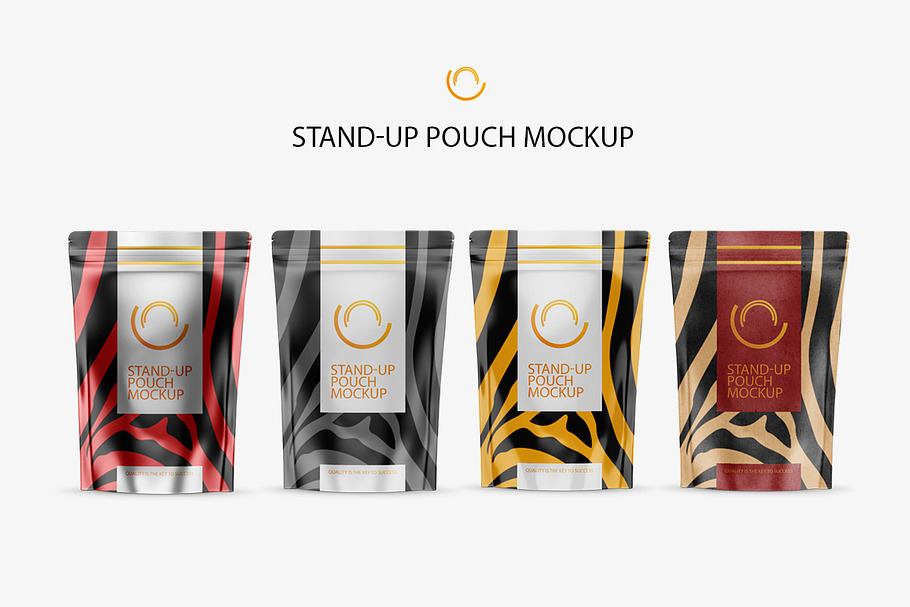 Stand-Up Pouch Mockup in Product Mockups - product preview 8