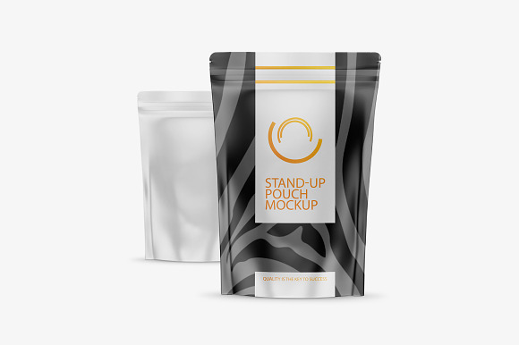 Stand-Up Pouch Mockup in Product Mockups - product preview 2
