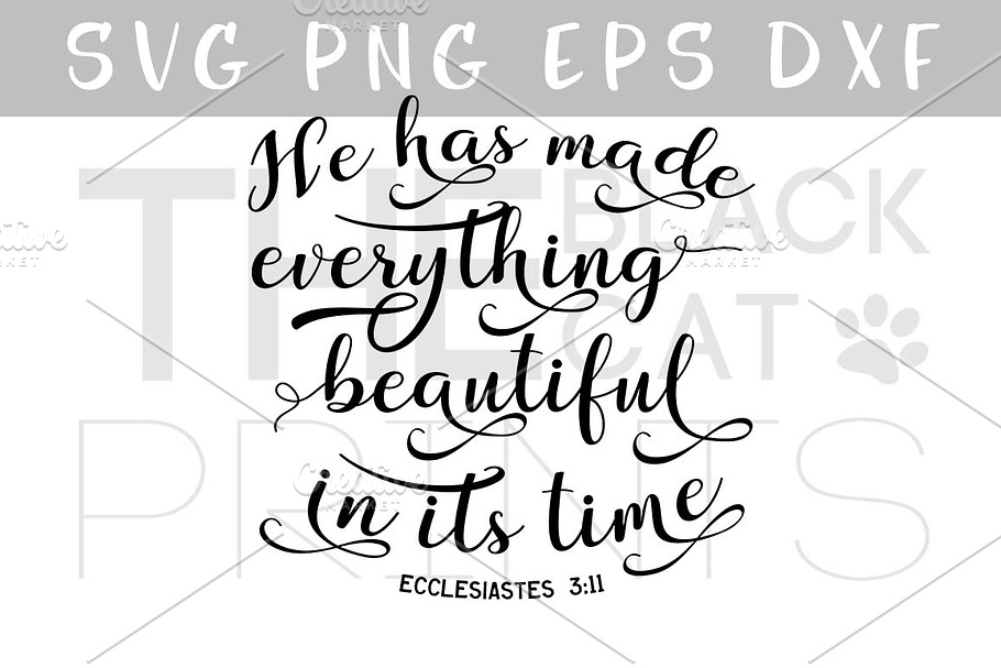 He has made everything beautiful SVG